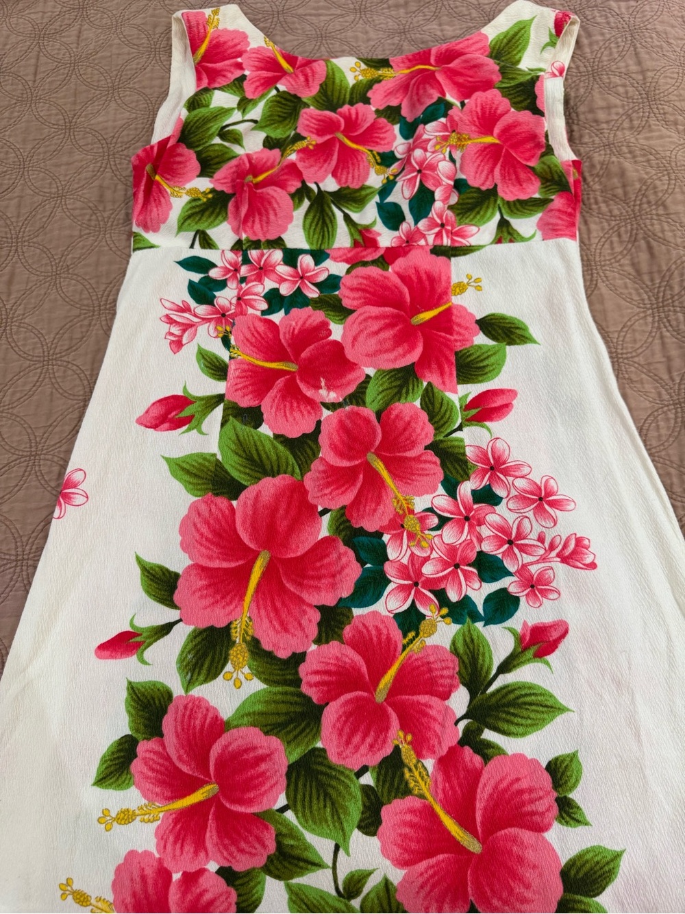 1960’s vintage authentic Hawaiian Wedding Dress made in Hawaii- 2P - Picture 14 of 16